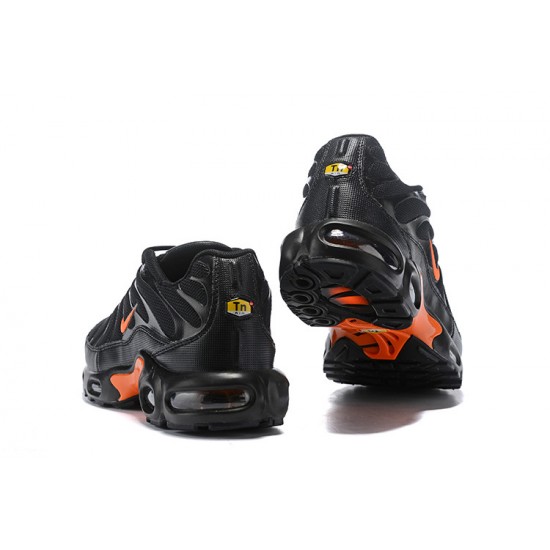 Nike Air Max Plus Tn Mens Shoes  Black Orange