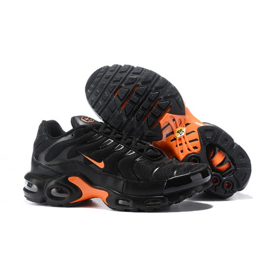 Nike Air Max Plus Tn Mens Shoes  Black Orange