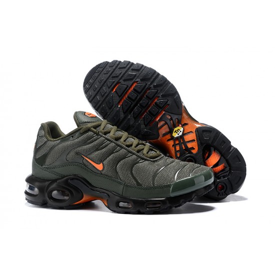 Nike Air Max Plus Tn Mens Shoes  Green Orange