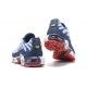 Nike Air Max Plus Tn Mens Shoes  QS White Blue and Red