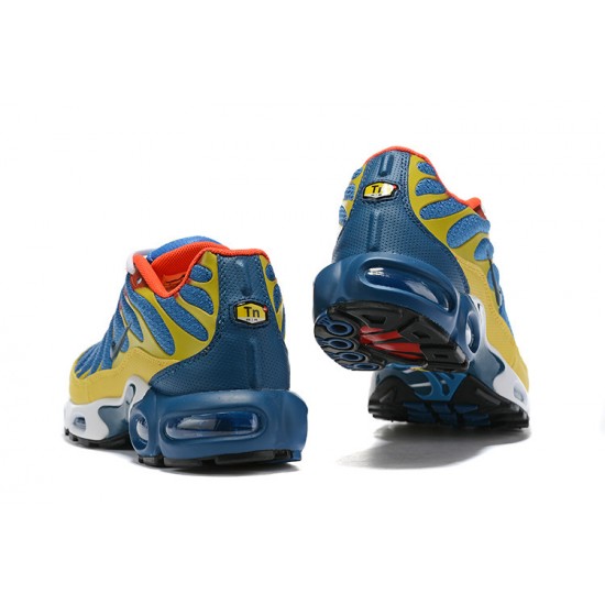 Nike Air Max Plus Tn Mens Shoes  SE CJ9987-600 Blue Yellow