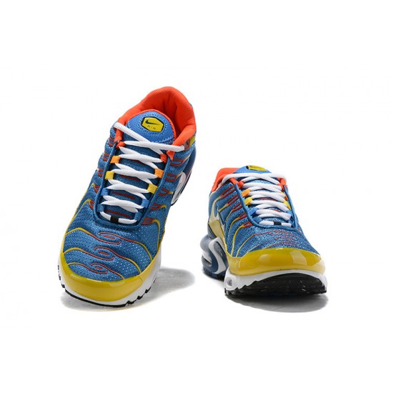 Nike Air Max Plus Tn Mens Shoes  SE CJ9987-600 Blue Yellow