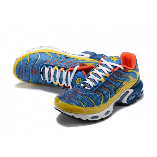 Nike Air Max Plus Tn Mens Shoes  SE CJ9987-600 Blue Yellow