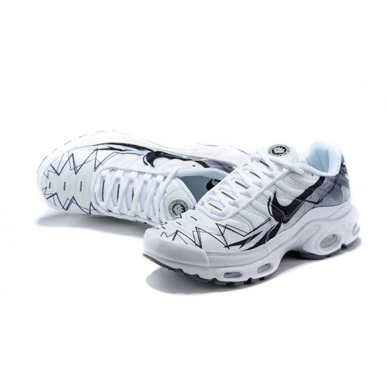 Nike Air Max Plus Tn Mens Shoes  White Black BV1983-100