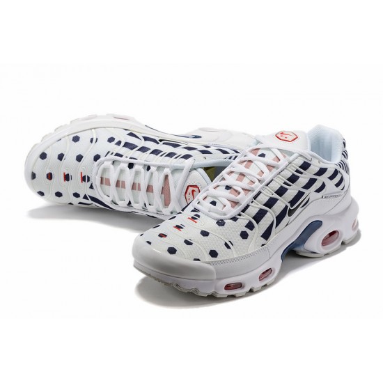 Nike Air Max Plus Tn Mens Shoes  White Blue CI9103-100