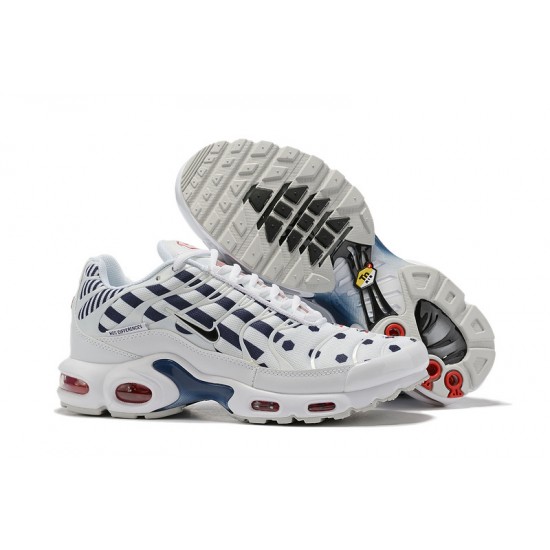 Nike Air Max Plus Tn Mens Shoes  White Blue CI9103-100