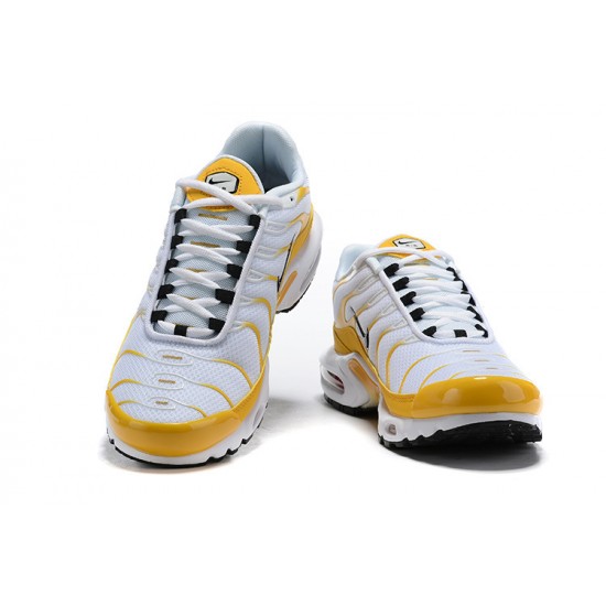 Nike Air Max Plus Tn Mens Shoes  White Yellow CD7061-700