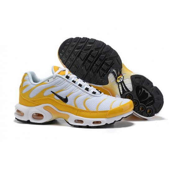 Nike Air Max Plus Tn Mens Shoes  White Yellow CD7061-700