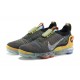 Nike Air VaporMax 2020 Flyknit Unisex Shoes Grey Yellow CJ6740-002