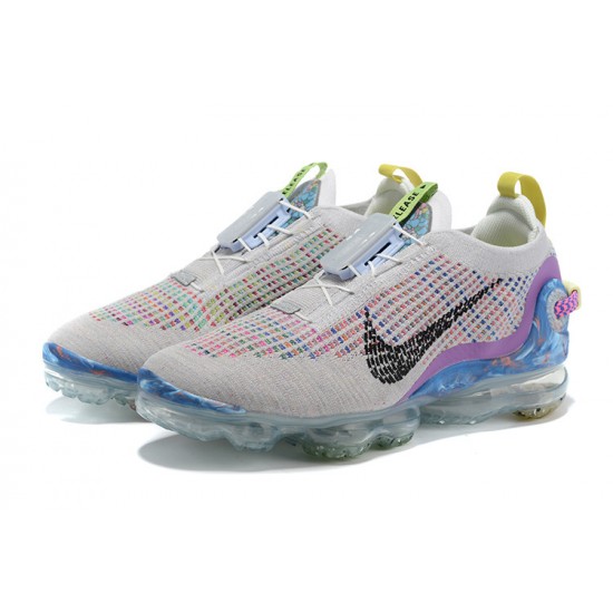 Nike Air VaporMax 2020 Flyknit Unisex Shoes White Purple CJ6740-001