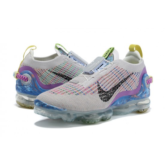 Nike Air VaporMax 2020 Flyknit Unisex Shoes White Purple CJ6740-001