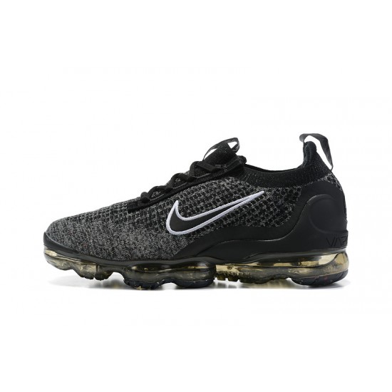 Nike Air VaporMax 2021 Flyknit Unisex Shoes Black Grey DC9394-001