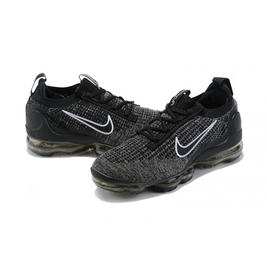 Nike Air VaporMax 2021 Flyknit Unisex Shoes Black Grey DC9394-001