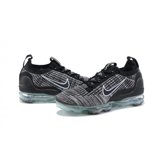 Nike Air VaporMax 2021 Flyknit Unisex Shoes Black Grey DH4088-003