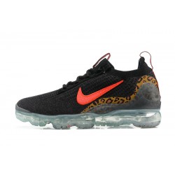 Nike Air VaporMax 2021 Flyknit Unisex Shoes Black Red