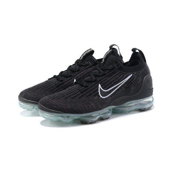 Nike Air VaporMax 2021 Flyknit Unisex Shoes Black White DC4112-002