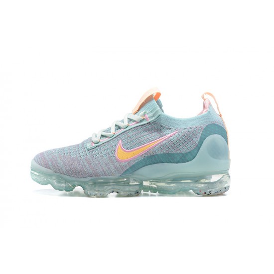 Nike Air VaporMax 2021 Flyknit Unisex Shoes Green Pink DH4088-300