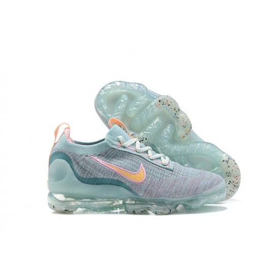 Nike Air VaporMax 2021 Flyknit Unisex Shoes Green Pink DH4088-300