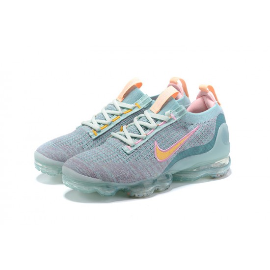 Nike Air VaporMax 2021 Flyknit Unisex Shoes Green Pink DH4088-300