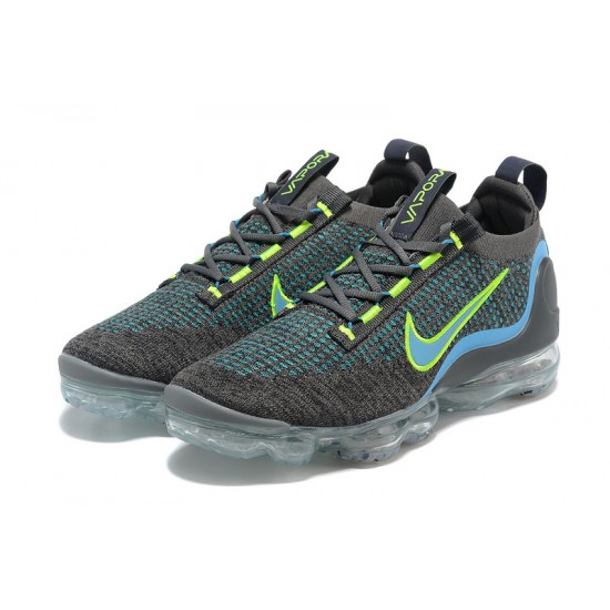 Nike Air VaporMax 2021 Flyknit Unisex Shoes Grey Blue DB1550-001