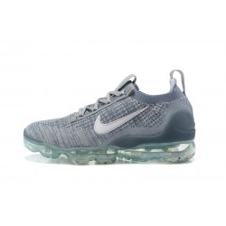 Nike Air VaporMax 2021 Flyknit Unisex Shoes Grey Blue DH4084-400