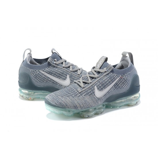 Nike Air VaporMax 2021 Flyknit Unisex Shoes Grey Blue DH4084-400