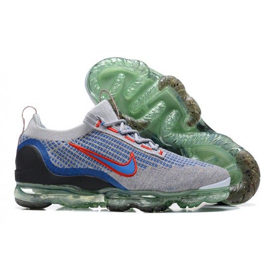 Nike Air VaporMax 2021 Flyknit Unisex Shoes Grey Blue DX3368-700