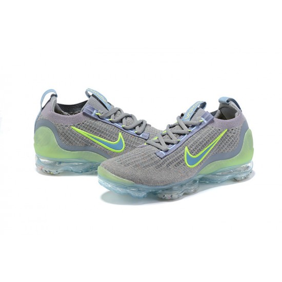 Nike Air VaporMax 2021 Flyknit Unisex Shoes Grey Green DH4084-003