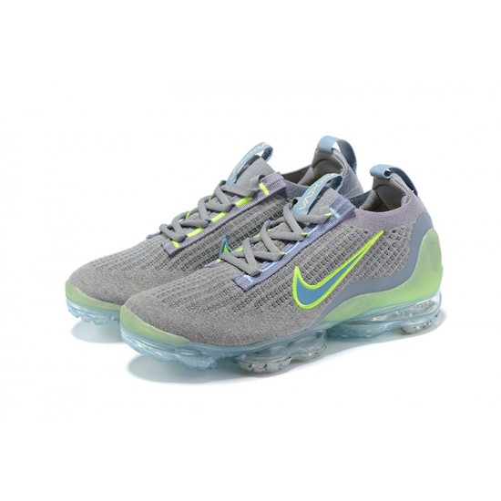 Nike Air VaporMax 2021 Flyknit Unisex Shoes Grey Green DH4084-003