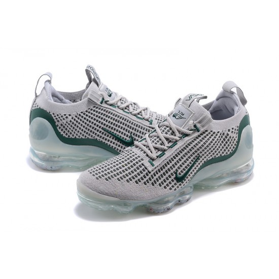 Nike Air VaporMax 2021 Flyknit Unisex Shoes Grey Green DN3074-001