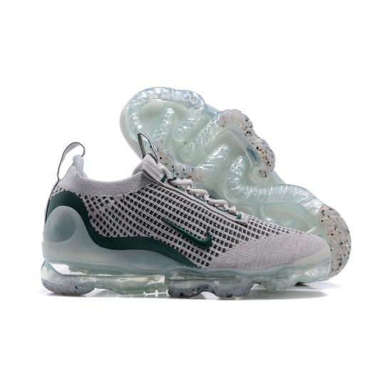 Nike Air VaporMax 2021 Flyknit Unisex Shoes Grey Green DN3074-001