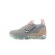 Nike Air VaporMax 2021 Flyknit Unisex Shoes Grey Orange DH4084-002