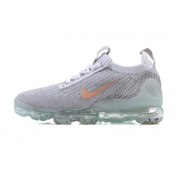 Nike Air VaporMax 2021 Flyknit Unisex Shoes Grey Orange DH4090-002