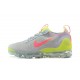 Nike Air VaporMax 2021 Flyknit Unisex Shoes Grey Pink DH4088-002