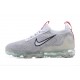 Nike Air VaporMax 2021 Flyknit Unisex Shoes Grey Red DB1550-003