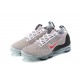 Nike Air VaporMax 2021 Flyknit Unisex Shoes Grey Red DH4085-003