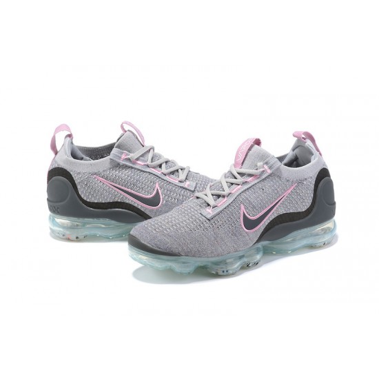 Nike Air VaporMax 2021 Flyknit Unisex Shoes Pink Grey DB1550-004