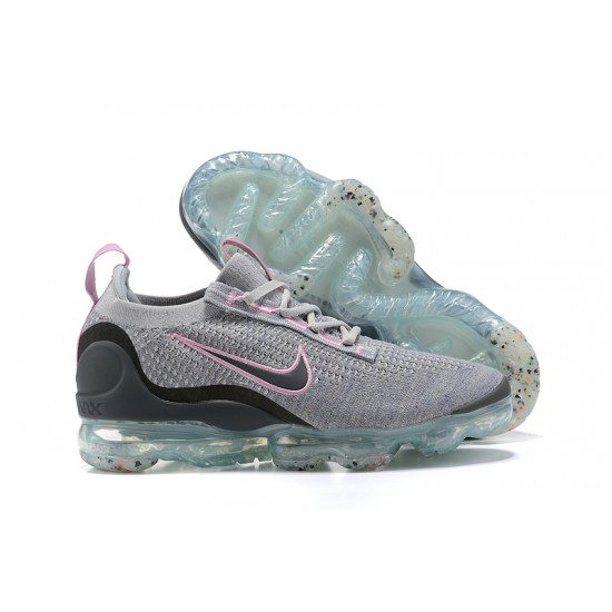 Nike Air VaporMax 2021 Flyknit Unisex Shoes Pink Grey DB1550-004