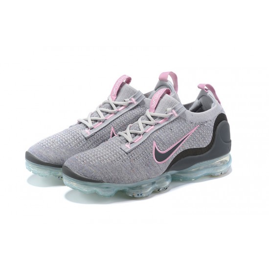 Nike Air VaporMax 2021 Flyknit Unisex Shoes Pink Grey DB1550-004