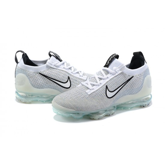 Nike Air VaporMax 2021 Flyknit Unisex Shoes White Black DB1550-100