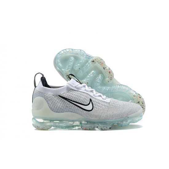 Nike Air VaporMax 2021 Flyknit Unisex Shoes White Black DB1550-100