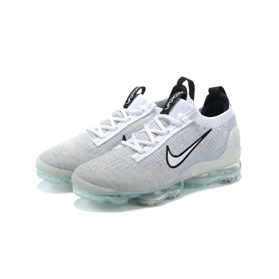 Nike Air VaporMax 2021 Flyknit Unisex Shoes White Black DB1550-100