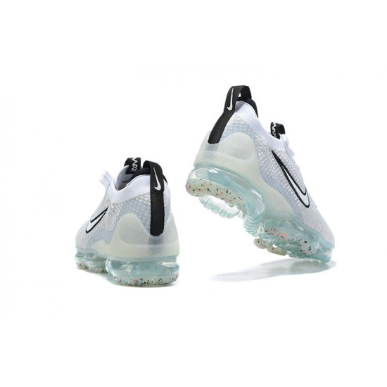 Nike Air VaporMax 2021 Flyknit Unisex Shoes White Black DB1550-100