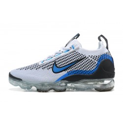 Nike Air VaporMax 2021 Flyknit Unisex Shoes White Blue DM0025-001