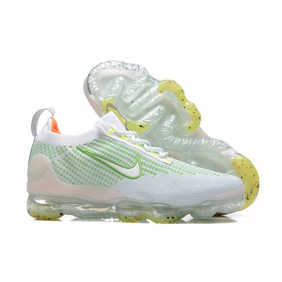 Nike Air VaporMax 2021 Flyknit Unisex Shoes White Green FD0871-100