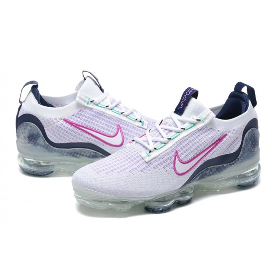 Nike Air VaporMax 2021 Flyknit Unisex Shoes White Pink DB1550-105