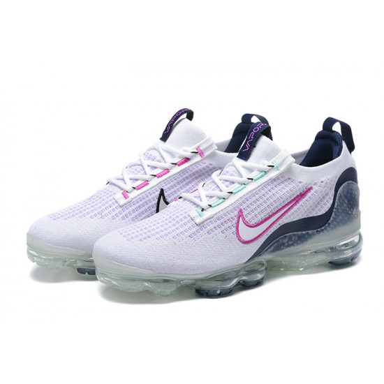 Nike Air VaporMax 2021 Flyknit Unisex Shoes White Pink DB1550-105