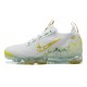 Nike Air VaporMax 2021 Flyknit Unisex Shoes White Yellow