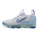 Nike Air VaporMax 2021 Flyknit Unisex Shoes White and Blue