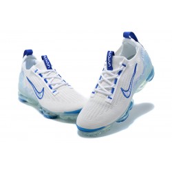 Nike Air VaporMax 2021 Flyknit Unisex Shoes White and Blue